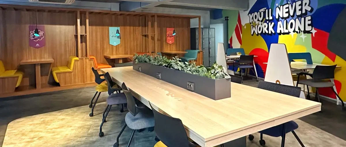 Modern bir çalışma alanı
